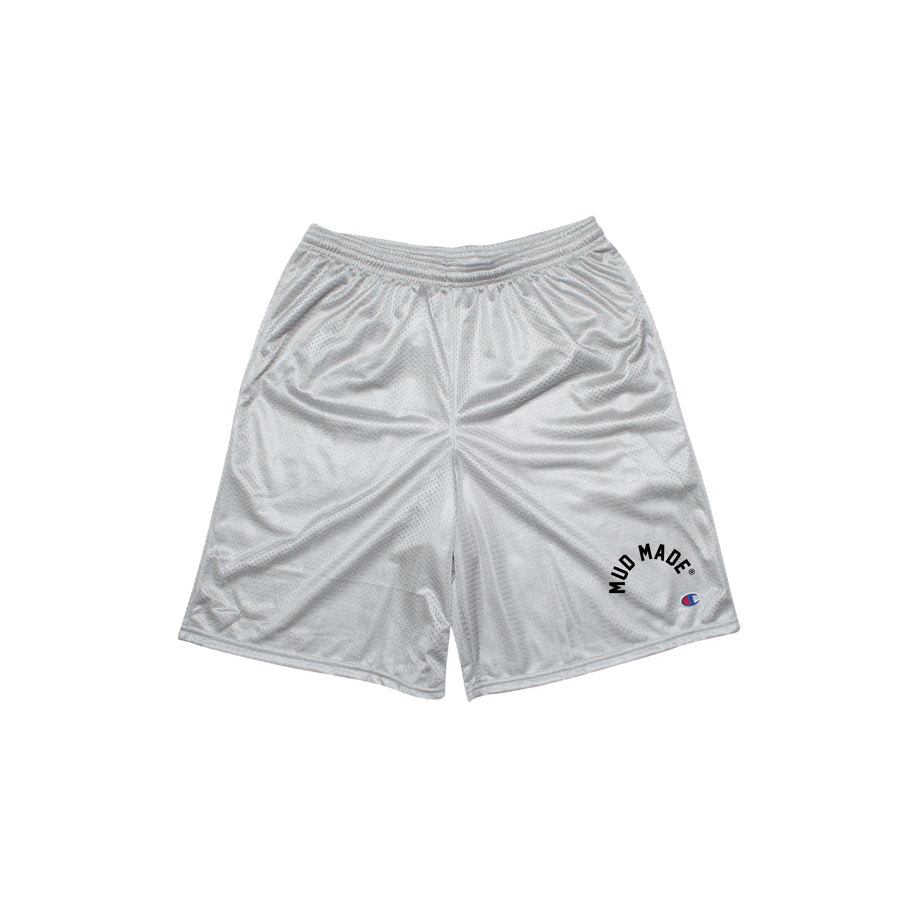 White champion mesh sales shorts